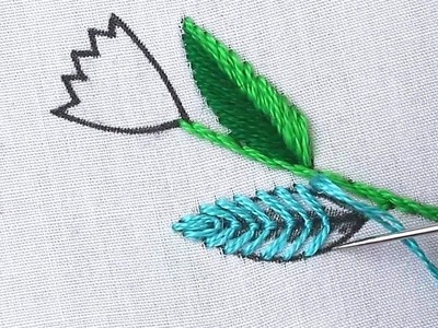 Very simple and easy hand embroidery for beginners - so cute all over flower embroidery designs