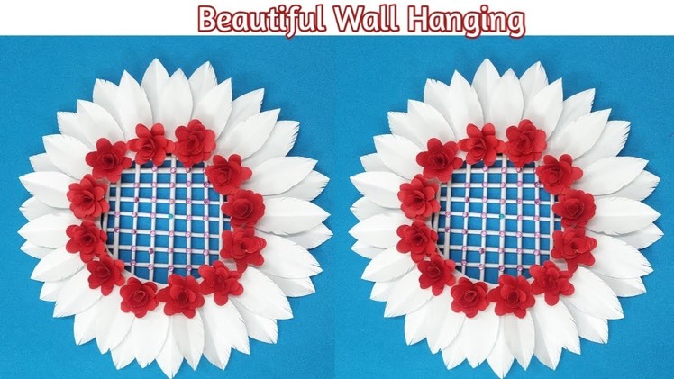 White Paper Wall Hanging.Paper Craft. #WallHanging #youtubeshorts #viralvideo.DIY#short
