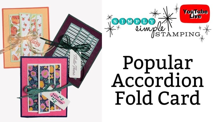 ???? Accordion Fold Card: How To Make This Popular Fun Fold Card