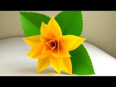 Amazing Paper Flower Making | Home Decor | Paper Craft | Paper Flowers |  Paper Flowers Easy | DIY