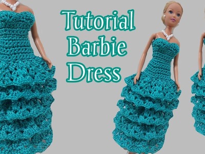 Crochet Barbie Layers dress Tutorial.