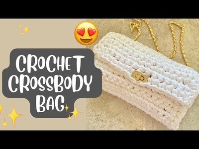 CROCHET CROSSBODY BAG | beginner friendly easy tutorial