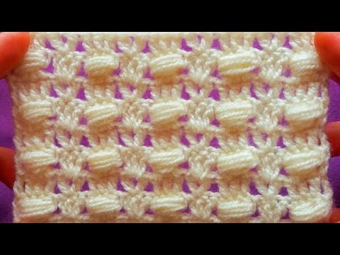 Crochet-Puntos Combinados(Tutorial)Muestra #71 Motivos y Puntadas a Ganchillo.How To Crochet Pattern