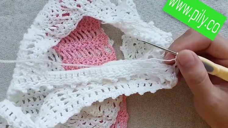 Crochet tutorial baby dress - crochet how to crochet a layered baby dress
