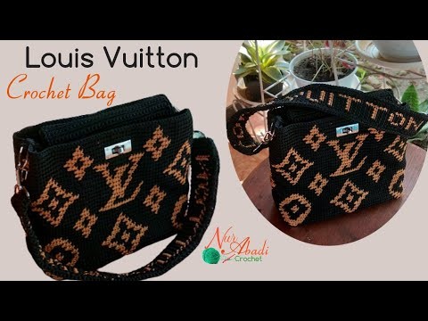 Crochet Tutorial "Louis Vuitton Crochet Bag"