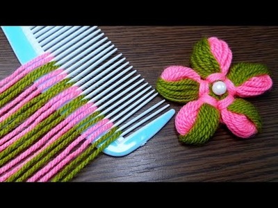 DIY Easy flower making Trick with Haircomb. Shorts