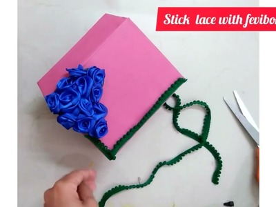 DIY-How To Make Jewelry Organizer From Waste Chocolate Box.Cardboard Craft.DIY.Gift Idea For Mom