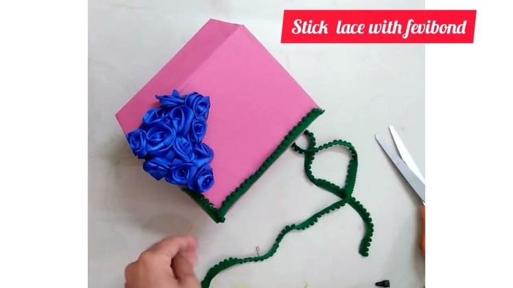 DIY-How To Make Jewelry Organizer From Waste Chocolate Box.Cardboard Craft.DIY.Gift Idea For Mom