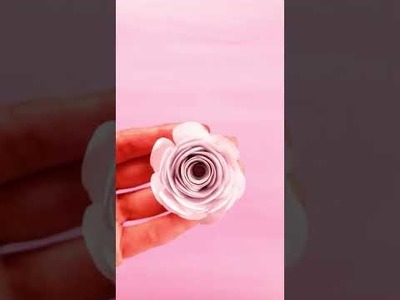 DIY .How to Make paper flowers easy craft tutorial paper roses.