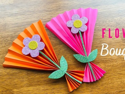 DIY Mother’s Day Paper Flower Bouquet Craft | Mother’s Day Flower Craft Ideas | Fun Paper Crafts
