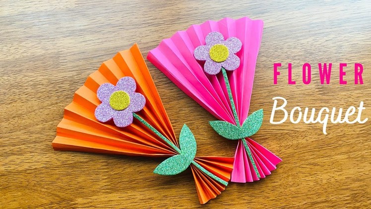 DIY Mother’s Day Paper Flower Bouquet Craft | Mother’s Day Flower Craft Ideas | Fun Paper Crafts