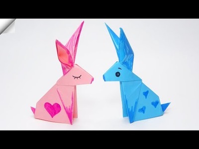 Easter Craft Ideas - Paper RABBIT - Paper Crafts easy