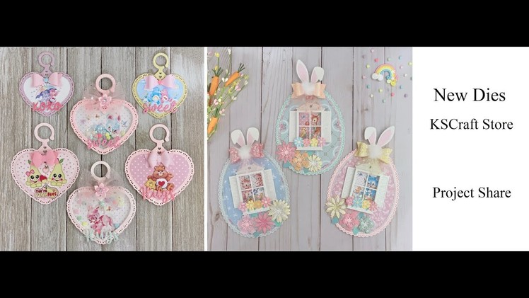 Easter Paper Crafts | Large Easter Egg & Heart Tags | Project Share KSCraft Store