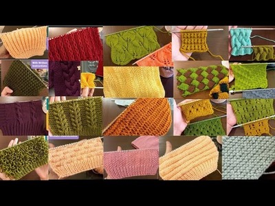 Easy Knit Stitch Patterns for Beginners | 55 Easy Tutorials By Clydknits With Written Instructions