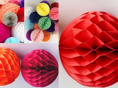 Easy Paper Crafts Honeycomb Ball
