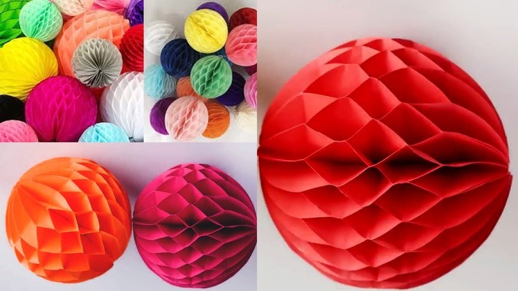 Easy Paper Crafts Honeycomb Ball