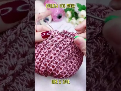 Fun and Easy crochet stitches tutorial 6