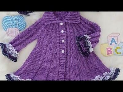 Gorgeous and beautiful new hand knitting baby sweater design