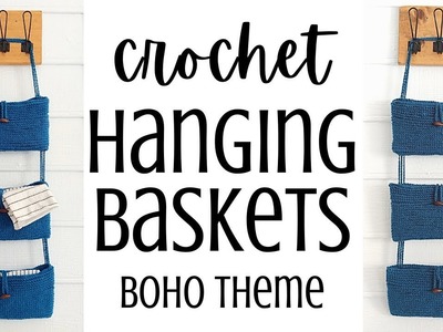 How to Crochet Hanging Basket Set