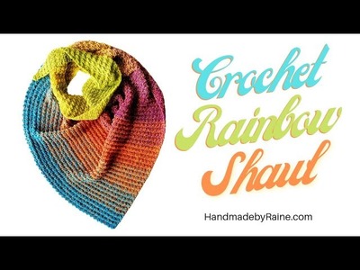 How to crochet Rainbow Shawl ????