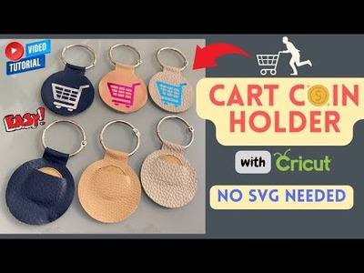 How To Make A Coin Holder Keychain | Cricut | Step by Step | EASY | DIY by Ces | 2022