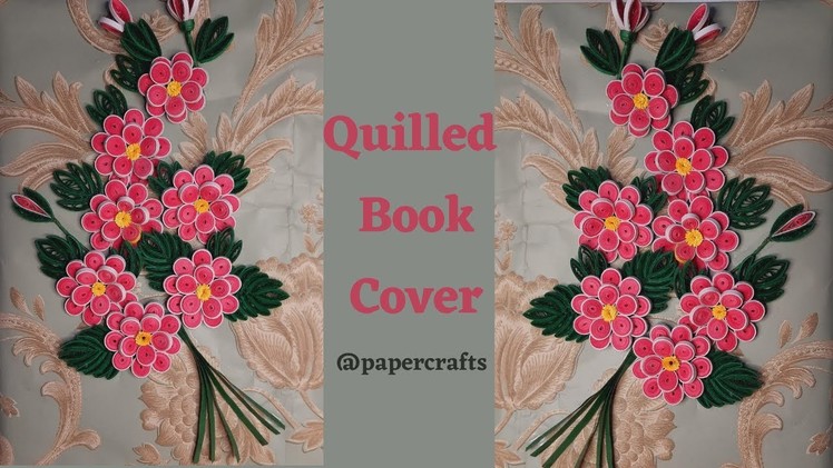 How To Make A Quilled Book Cover | Quilled Book Cover | Quilling Your Own Book Cover by Paper Crafts