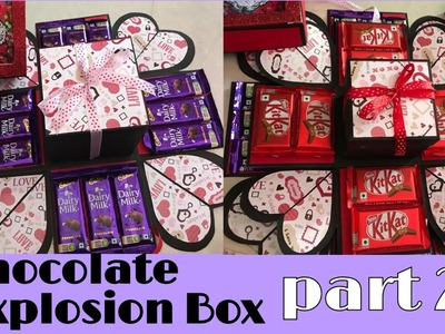 How to make Chocolate Explosion Box.Easy Explosion Box Making for Beginners.Explosion Box Tutorial ????