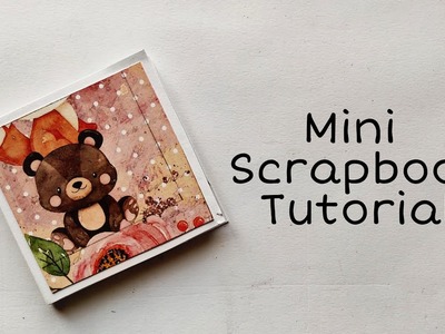 How to Make Mini Scrapbook | Handmade Scrapbook Tutorial