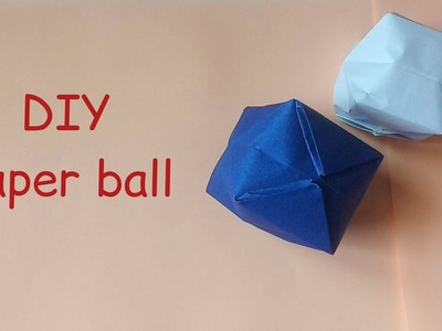 How to make paper ball | Paper balloon | DIY paper crafts | Origami ball | Playful DNA