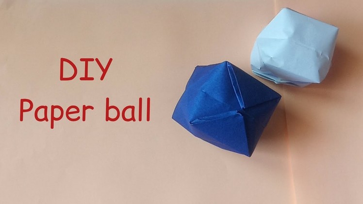 How to make paper ball | Paper balloon | DIY paper crafts | Origami ball | Playful DNA