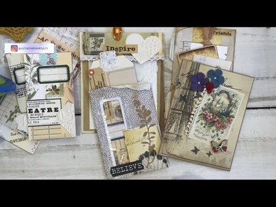 JUNK JOURNAL PROJECTS -  QUICK TUTORIAL - NEW VIDEO SERIES INTRO - FT. DIGITAL COLLAGE CLUB - DIY