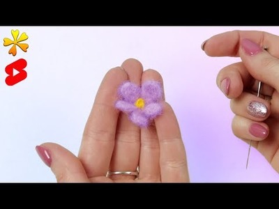 ???? Little wool flower ???? [DIY 770]