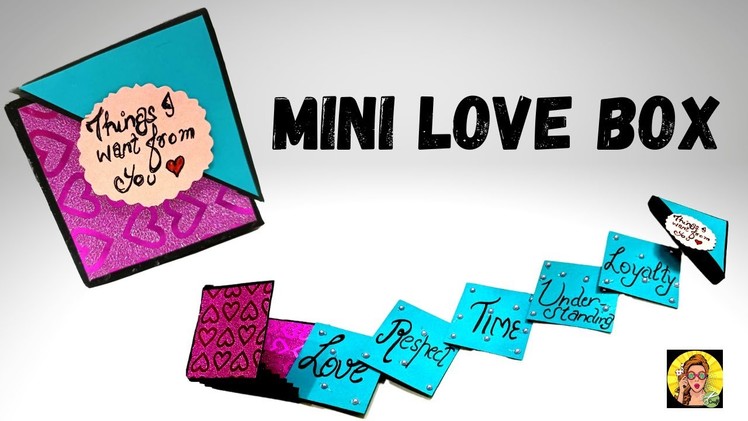 Mini Love Box. love box tutorial. Handmade gift for boyfriend. Diy love box. 2022