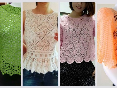 Most incredible #crochet #blouse.Women's Crochet comfortable blouses #crochetblouse