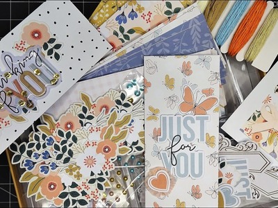 NEW! Diamond Press "Friendship" Slimline Card Kit Review Tutorial! Gorgeous Designs & Color Palette!