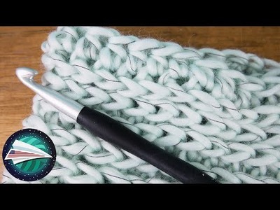 One Ball One Scarf | Super Fast & Simple Scarf | Crocheting in Knitted Styleäkeln wie Sticken