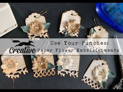 Paper Punch Ideas: Easy Paper Flower Embellishments Tutorial