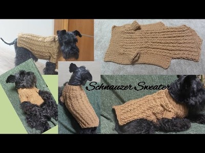 Schnauzer Sweater [Simple] Dog Sweater