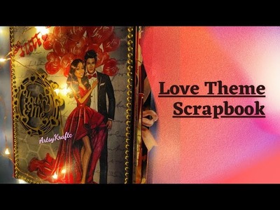 Scrapbook for Husband | Red Theme Scrapbook | Scrapbook Ideas | DIY Gifts | Scrapbook Crafts