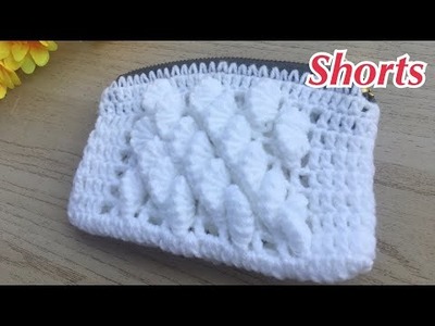 Shorts clip video crochet bag
