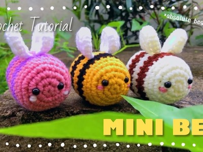 *tutorial* crochet a PERFECT BEE amigurumi for absolute beginner in just 20 minutes. step-by-step