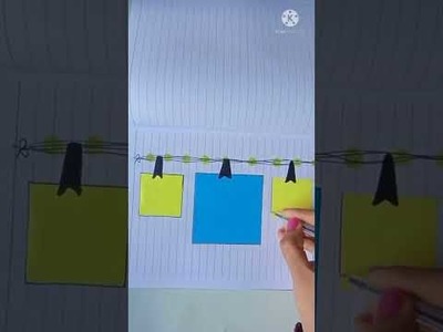 Use of sticky notes???? ideas for beginners????Notes ideas with sticky notes #shorts????@Tonni art and craft​
