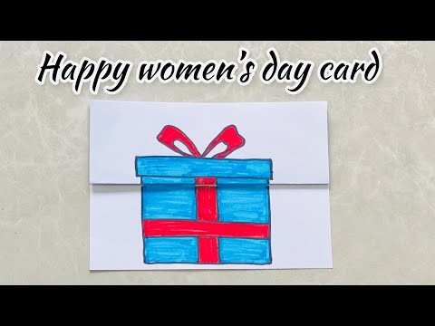 White paper card for Woman’s day ????| surprise box for woman’s day????. mother’s day |#shorts #ytshorts