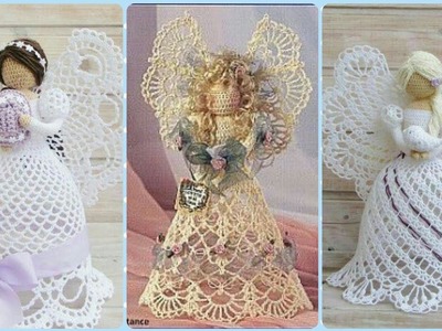 Beautiful And Attractive Crochet lacy Angels Patterns For Beginners||Knitted Patterns