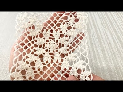 BOTH MAGNIFICENT AND BEAUTIFUL Crochet Runner and Tablecloth Motif Tutorial