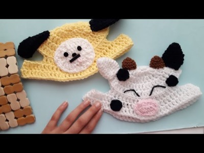 Como hacer gorro a crochet para mascotas - Perros y Gatos Parte 1