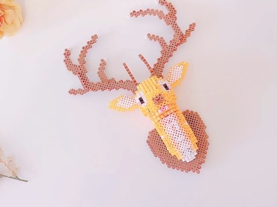 Deer 3d Perler Beads Tutorial Easy