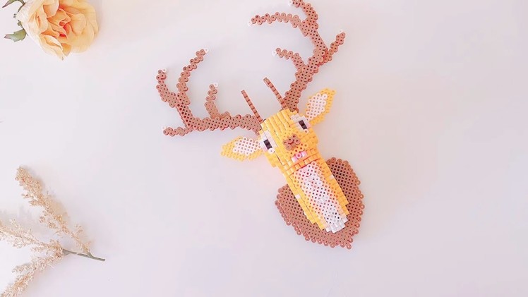 Deer 3d Perler Beads Tutorial Easy