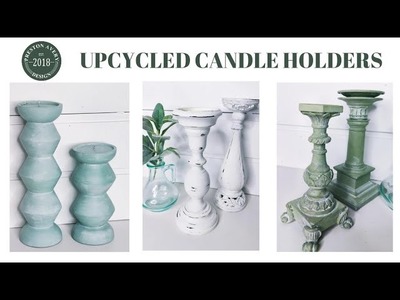DIY CANDLE HOLDERS~ DIY Candle Holder Ideas ~ Upcycled Candle Holders ~ Easy DIY Candle holder