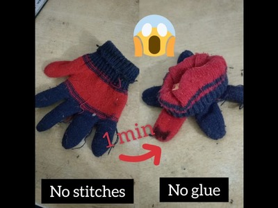 DIY gloves turtle.Old goves crafts.Clothes origami.How to make easy turtle from cloth.Cloth puppet